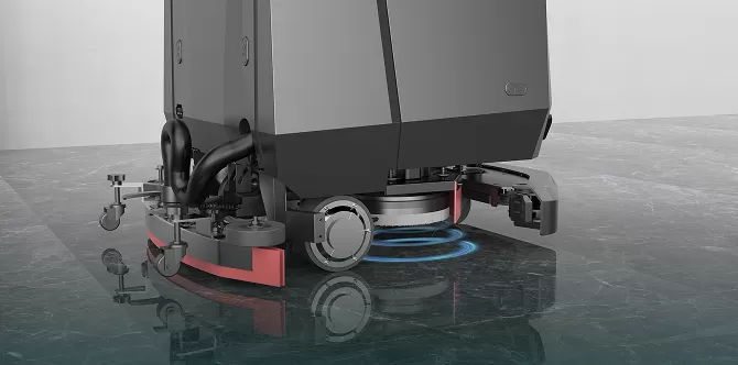 Máquina de limpieza de suelo