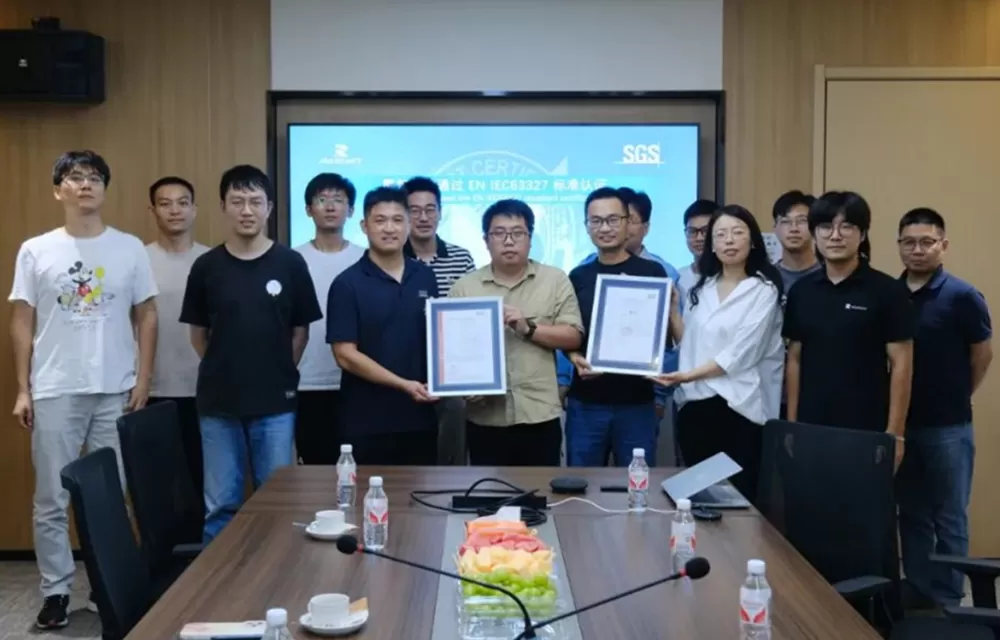 Rosiwit Cobotics recibió el IEC63327 de SGS, acelerando el impulso hacia el desarrollo en el extranjero